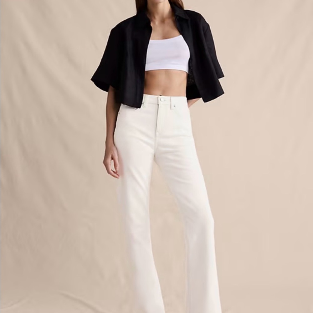 J. Crew Off-White Denim Pants